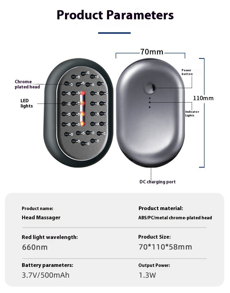 Hair Care Red Light Vibration Scalp Care Device