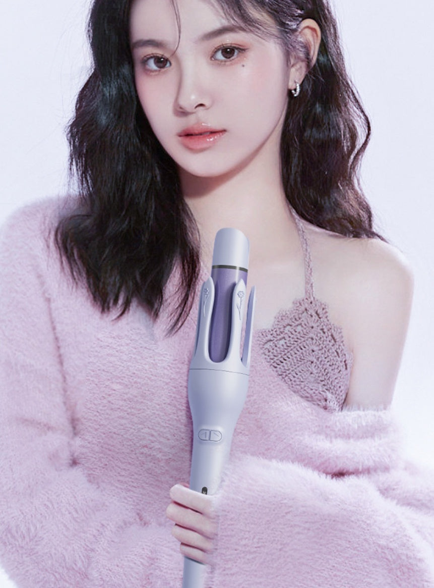 New 2 In 1 Automatic Hair Curler Straightener